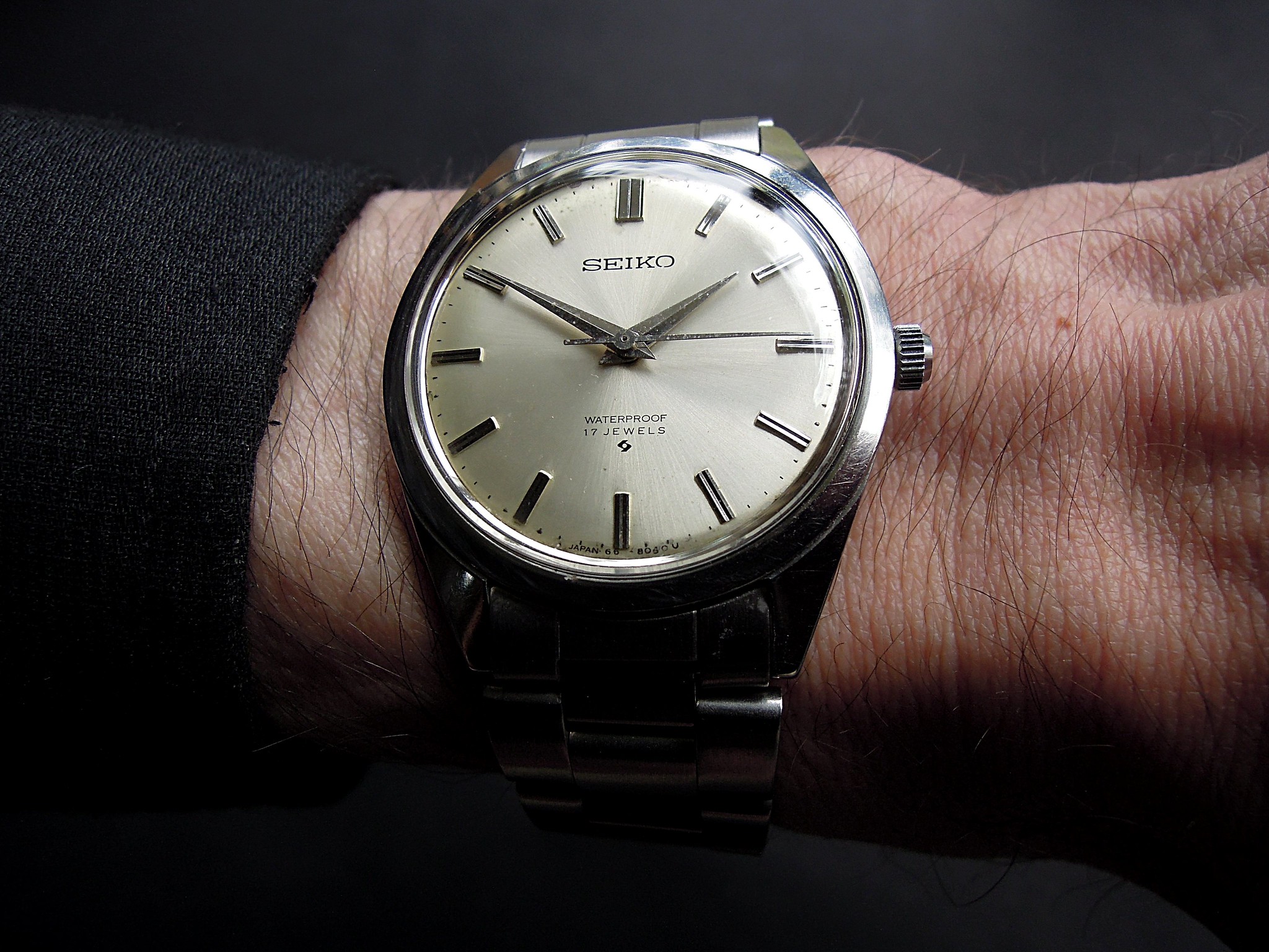 seiko worn in wrist